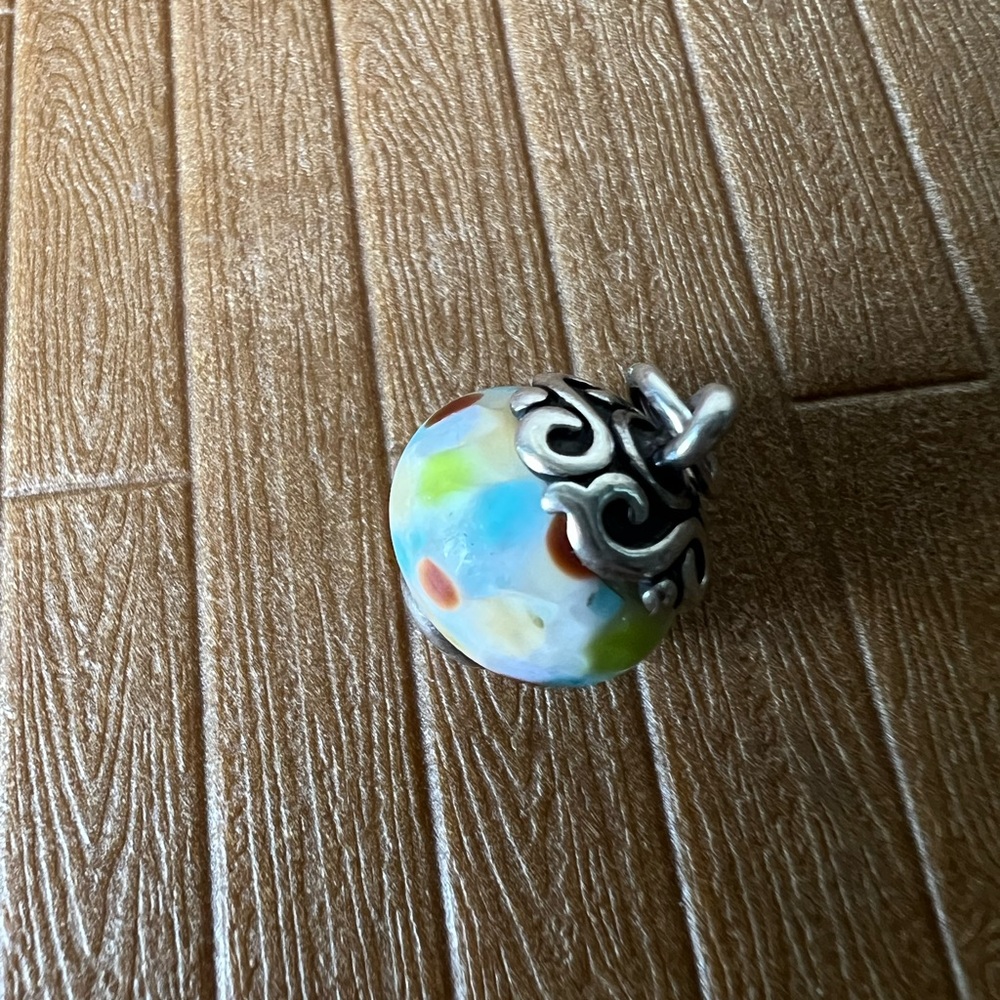James Avery Retired speckled finial! 925